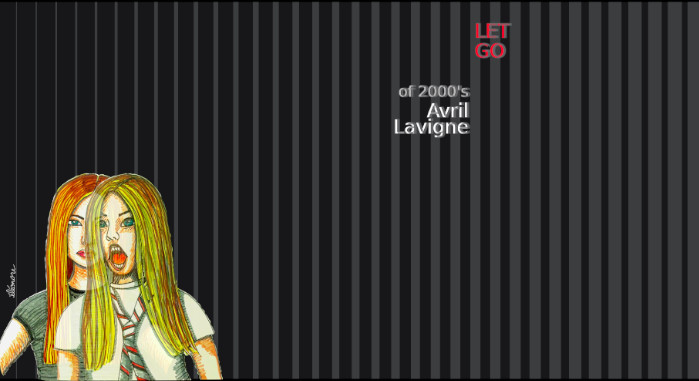 Avril Lavigne story backcover